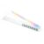 Claryome Clear Acrylic Mahjong Racks with Iridescent Pushers, Set of 4 – 17.5 Inch Scalloped Magnetic Mahjong Tile Racks, American Mahjong Accessories