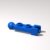 Classic Building Plate Bulk, Modified 1×2 with Tow Ball and Small Tow Ball Socket on Ends, 80 Piece, Compatible with Lego Parts and Pieces:(Color:Blue)