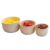 Classic Cuisine Bowls with Lids, Beige, Set of 3, 7”/5.5”/4.25”