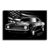 Classic Muscle Car Poster American Flag Black and White Canvas Print Chevy Camaro Art Retro Garage Wall Decor Man Cave Gift (24x32inch Unframed)