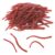 Classicseali 60 Pcs Rubber Worms,Lifelike Fake Worm Soft Lure 3.54 & 4.72 in,Stretchy Toy Worms,for Halloween Sensory Bin April Fool’s Day Party