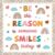 Classroom Bulletin Board Decoration Set Welcome Banner Wall Door Boho Rainbow Classroom Decorations for Kindergarten Preschool Elementary Middle School(Be The Reason Someone Smile Today)