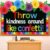 Classroom Bulletin Board Decorations with 3D Paper Fans Inspirational Throw Kindness Around Like Confetti Bulletin Board Set for Back to School Motivational Office Home Wall Door Chalkboard Decor