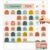 Classroom Calendar and Daily Schedule Pocket Chart Bundle with Boho Calendar Weather Chart with 105 Cards and Visual Schedule Chart with 61 Cards,