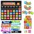 Classroom Calendar Pocket Chart with 88 Cards – Ideal for Homeschool, Classroom & Office, Durable Nylon Wall Hanging Calendar for Early Learning (Black)