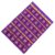 Classroom Cell Phone Storage Bag 36-Slot Wall Pocket Chart Purple