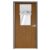 Classroom Door Window Cover,Blackout Shades for Classroom Windows and Doors，Privacy,Room Darkening Design Blocks Views, Classroom Window Cover Lockdown. (10W x 30L Inches, 1 Panel,Greyish White).