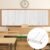Classroom Fabric Bulletin Board 47x141inch White Wood Texture Back to School Classroom Backdrop Decorations for Wall Door Background, DIY Craft, Bulletin Boards, Pillow, Curtain, Reusable, Easy to Cut