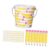 Classroom Grouping Stick Organizer with Wooden Markers, Writable Labels, Metal Bucket for Daily Attendance Classroom Name Sticks Teacher Picker Attendance Grouping