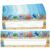 Classroom Name Tags Stickers 40pcs, Woodland Animals Write-On Desk Name Plates Labels, Student Desk Nameplate Stickers for Preschool Kindergarten Elementary Teachers, Cubbies & Bins (Ocean Animals)