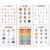 Classroom Posters Set of 6, Learning Charts, Teacher Decor, 11 x 14 Inch