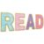 Classroom Reading Poster Decorations Everyone Reading Bulletin Board Pastel Patch Read Sign Posters Elementary Wall Decor Supplies for Teacher Student Back to School Library Home Decor