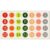 Classroom Rug – 7 6 x13 Soft Gradient Number Dot Square Preschool Classroom Carpet, Non-Slip & Stain Resistant, 20X Easy Clean, Thick Nylon Kids Playroom Floor Mat