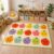 Classroom Rug, 3×4, Apple Pattern Area Rug for Playroom