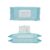 ÉCLAT Flushable Wet Wipes, Unscented Septic Safe (1 Pack, 50 Wipes)