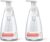 Clean Revolution Foaming Hand Soap, Gentle, Moisturizing, Ready To Use Formula, Real Essential Oils, Gluten Free, Geranium Mint, 15.25 Fl Oz (Pack of 2)