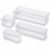 Clear Acrylic Drawer Organizer Bins for Makeup, Vanity and Desk