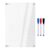 Clear Acrylic Dry Erase Board – Fridge Organizer, Reusable Writing Panel, K