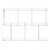 Clear Acrylic Short Bookcase 11.8”D X 47.2”W X 24.6”H