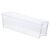 Clear PET Food Storage Container with Lid, Stackable Bin for Refrigerator and Pantry Organization, 12.6 x 8.5 x 3.5 Inches (1 PC)