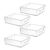 Clear Plastic Storage Bins, Pantry Organizers and Storage, Kitchen Organization and Storage Containers Bins for Organizing, Fridge, Freezer, Bathroom, Pantries, Medicine Cabinet Organizer Bin