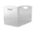 Clear Plastic Storage Bin with Handles, Large 15.3″x10.4″x9.8″