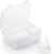 Clear Plastic Storage Containers with Hinged Lids, 14-Piece Set