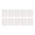 Clear Sheet Protectors – 10 Pieces 5-Ring M5 Zipper Document Sleeves