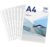 Clear Sheet Protectors 11.80 x 8.46in,100 A4 Punched Pocket,Heavy Duty Binder Sleeves 11-Hole Plastic Page Protectors Sheet Top Loaded for 2/3/4 Ring Binder Fits Standard A4 Paper for Home,Office