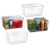 ClearSpace Pantry Storage Bins with Lids for Kitchen & Fridge, 4 Pack