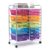 CLEEMAN 15-Drawer Rolling Storage Cart with Drawers