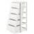 CLEEMAN Plastic 5-Drawer Storage Cabinet with Wheels, Rolling Drawer Cart