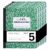 CLEENTABLE Composition Notebook 5 Pack, Wide Ruled Paper, Marble Cover Notebooks for School, 9.75 x 7.5 Inches, 100 Sheets (200 Pages), Sewn Binding Comp Books, Green