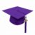 CLERKMANS Kid’s Graduation Cap and 2026 Tassel – Preschool & Kindergarten Graduation Cap & Tassel (Purple)
