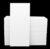 CleverDelights 7.25″ x 3.25″ Small White Foam Sheets – 20 Pack