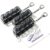 Clickiekeys Fidget Toy Translucent Mechanical Keyboard Fidget Toy Keychain Clicker for Adults Kids – Quiet ASMR Button Sensory Tool for Focus, Anxiety Relief Desk Gadget, Portable Backpack Accessory