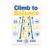 Climb to Balance Poster – Floor Ladder Graphic Design – 13×19