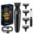 ClinTech Beard Trimmer for Men, Electric Hair Clipper & Body Grooming Kit, Cordless T-Blade Trimmer with LED Display, USB Rechargeable, Gifts for Men, Husband, Dad, Boyfriend