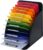 Clipboard Storage Holder Rack for Classroom Organizer Wooden with Raised Side Panel Clip Board Organizer for Classroom Office School Desk Teacher Organizing Black