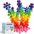 Clip Connect 100 Pieces | Diameter 1.5″, Interlocking Solid Plastic Building Blocks Set Early STEM Educational Toy for Preschool Kids Boys and Girls, Promotes Fine Motor Skills & Sensory Development