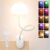 Clip on Bed Light, 3 Color Temperatures & 7 RGB Colors Desk Lamp with Clamp