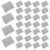 CLISPEED 100pcs Silver Scratch Off Stickers for Customer Reward Tickets, Paper Speech Bubble Labels with Surprise Reveal Function, for Birthday Parties and Holidays