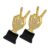 CLISPEED 2pcs Mini Gold Plastic Trophy Cup for Students, Small Award