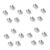 CLISPEED 30pcs Iron Shelf Clips for Filing Cabinets and Metal Shelves, Sturdy Bracket Supports with Pressfit Design, Prevent Slipping, Easy Installation for Document Organization in Office