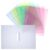CLISPEED 8pcs School Plastic Folders with Prongs for Efficient Organization, Sturdy Pp Material File Folder Holder, Sleek Design for Business and Office Use