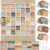 CLIVK Classroom Calendar Pocket Chart Boho Calendar Bulletin Board Set