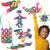 Clixo Rainbow Pack, Flexible Magnetic Building Toys for Kids (42 Pc, 4+)