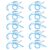 Cloimei Anti Static Wrist Strap ESD Wristband Clip Tool for Electrician Work with 5m Cord PU Material 10 Pack