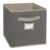 ClosetMaid 113800 Fabric Storage Bin with Handle and Label Window, Collapsible, 11″ H x 10.5″ D x 10.5″ W, Gray