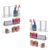 ClosetMaid 3-Tier Wall Rack Ideal for Spices, Pantry, Laundry Room Storage and More, 20″ H x 19″ W x 6″ D, White, 2-Pack